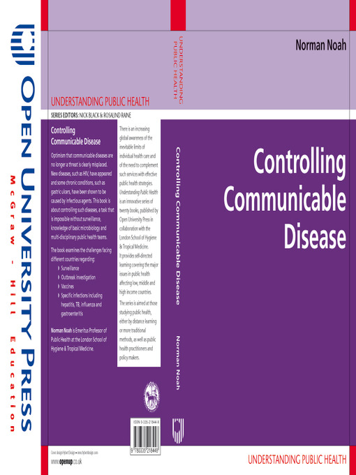 Norman Noah创作的Controlling Communicable Disease作品的详细信息 - 可供借阅